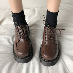 school platform boots boogzel apparel