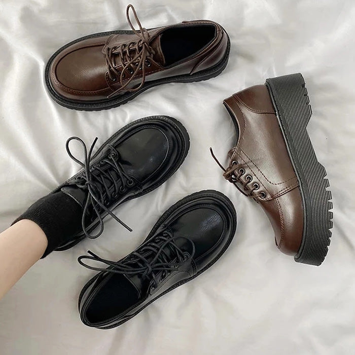 black platform oxfords boogzel apparel
