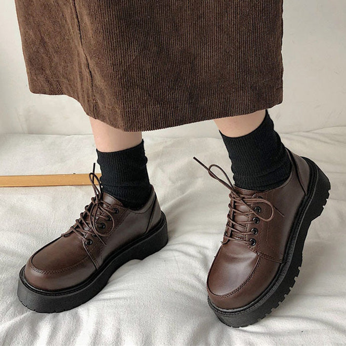 platform oxfords boogzel apparel
