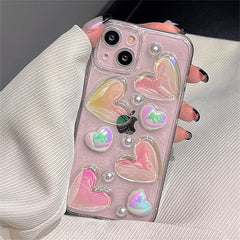 heart glitter iphone case boogzel apparel
