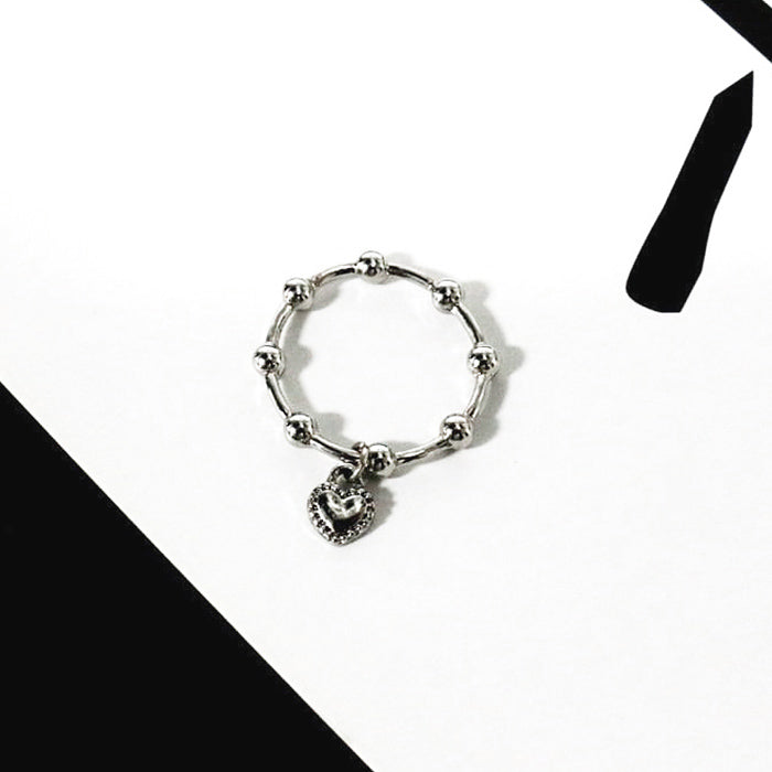 heart pendant ring boogzel apparel