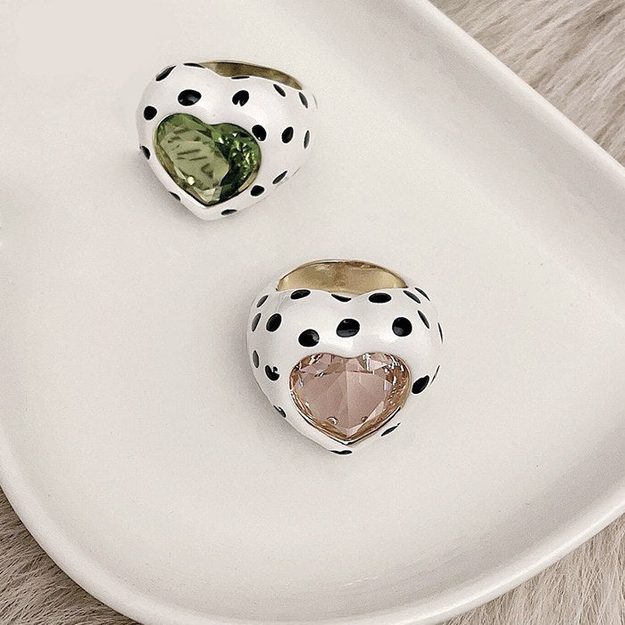 y2k chunky resin ring boogzel apparel