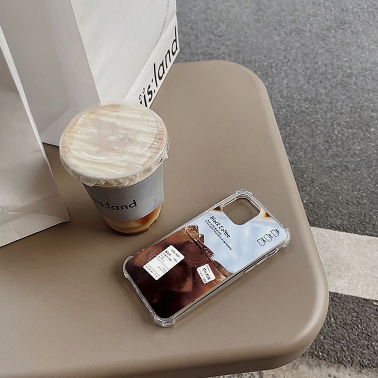 Iced Coffee Aesthetic IPhone Case boogzel clothing