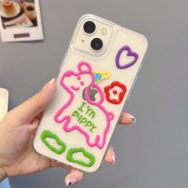 puppy iphone case boogzel apparel