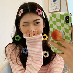 Indie Aesthetic Flower Hair Clips boogzel apparel
