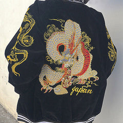 Japan Dragon Bomber Jacket boogzel apparel