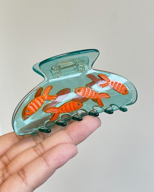 Koi Fish Claw Clip boogzel clothing