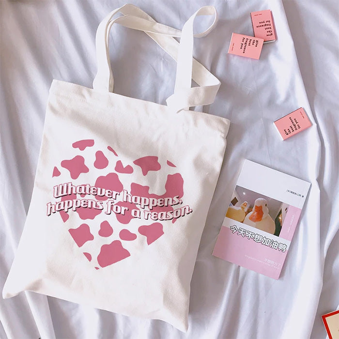 korean aesthetic tote bag boogzel apparel