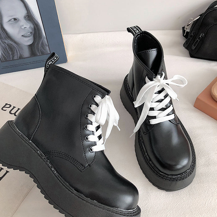 lace up ankle boots boogzel apparel