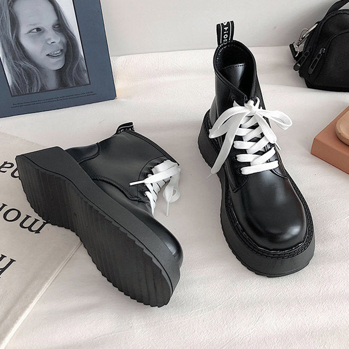 lace up ankle boots boogzel apparel