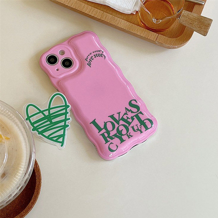 pink heart iphone case boogzel apparel