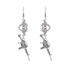 Love Roulette Gun Earrings boogzel clothing
