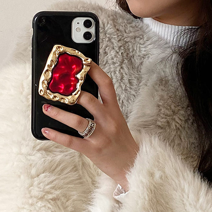 metal gem iphone case boogzel apparel