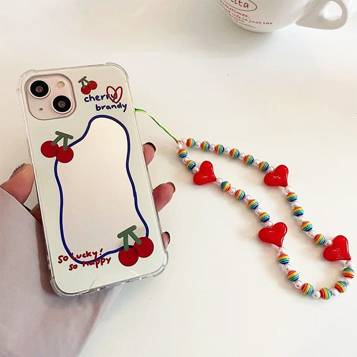 aesthetic cherry iphone case boogzel apparel