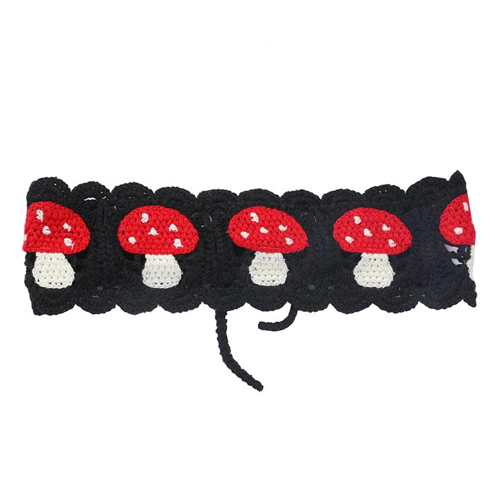 Mushroom Crochet Headband boogzel apparel