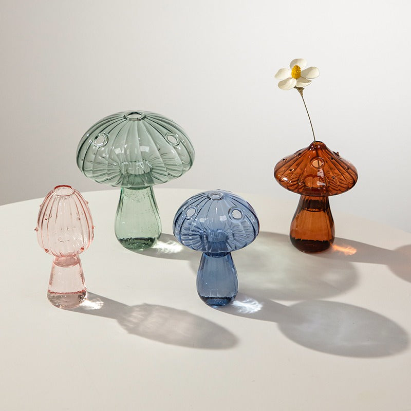 Nordic Mushroom Glass Vase boogzel