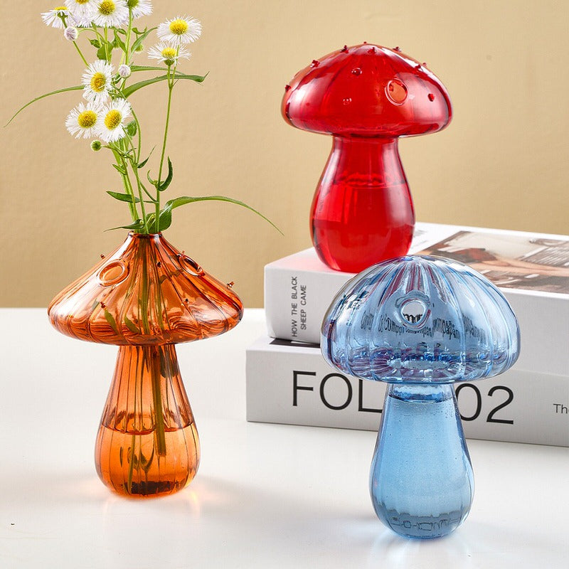 Nordic Mushroom Glass Vase boogzel