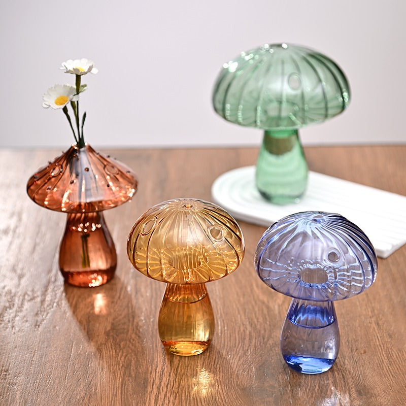 Nordic Mushroom Glass Vase boogzel