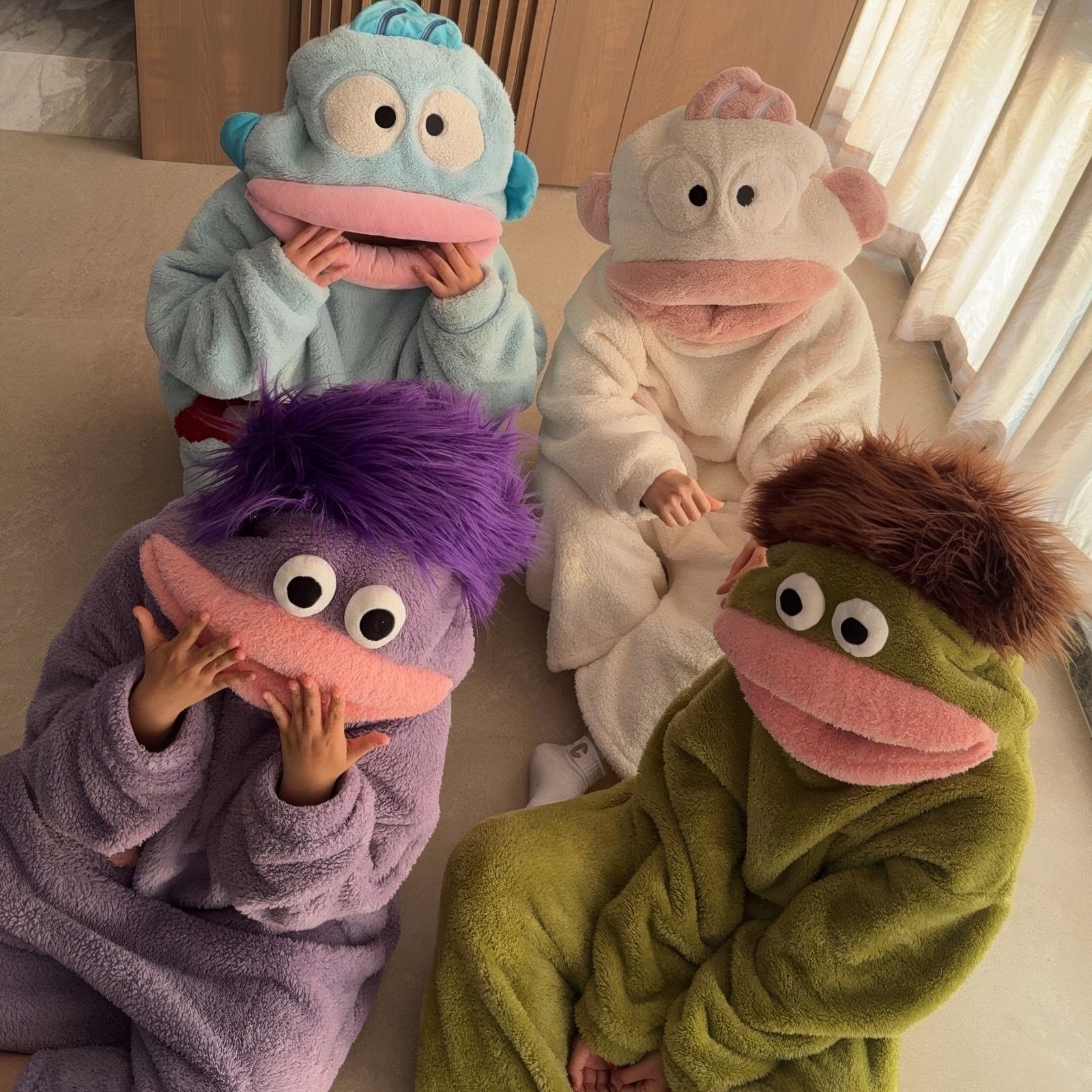 Big-Mouth-Monster-Fleece-Onesie-Pajama-Boogzel-cclothing