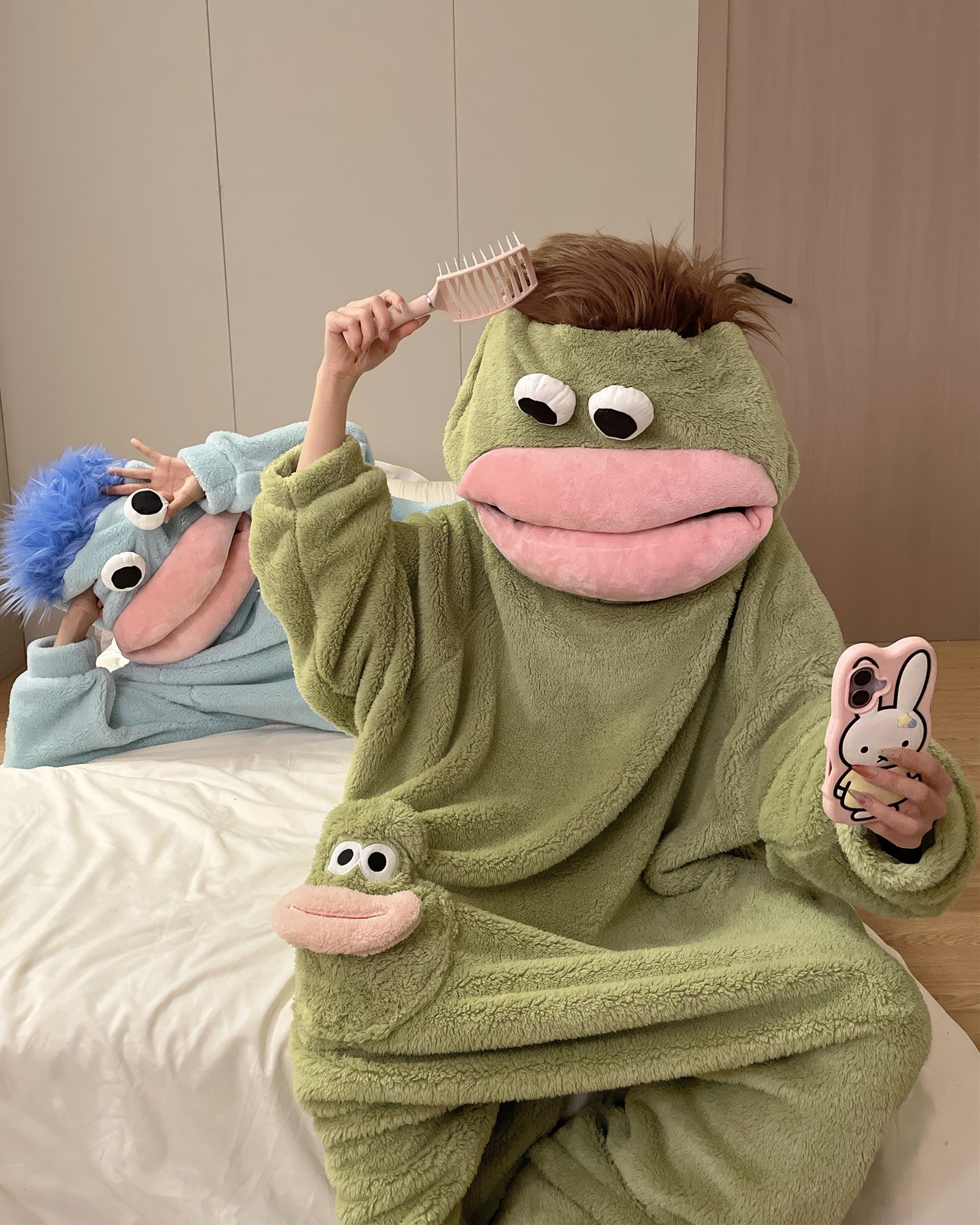 Big-Mouth-Monster-Fleece-Onesie-Pajama-Boogzel-cclothing