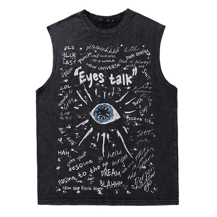 Eyes Talk Graphic Tee - Boogzel Clothing