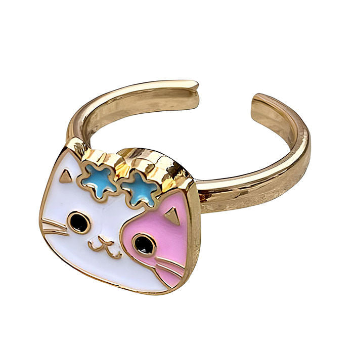 Pastel Cat Anxiety Ring boogzel apparel