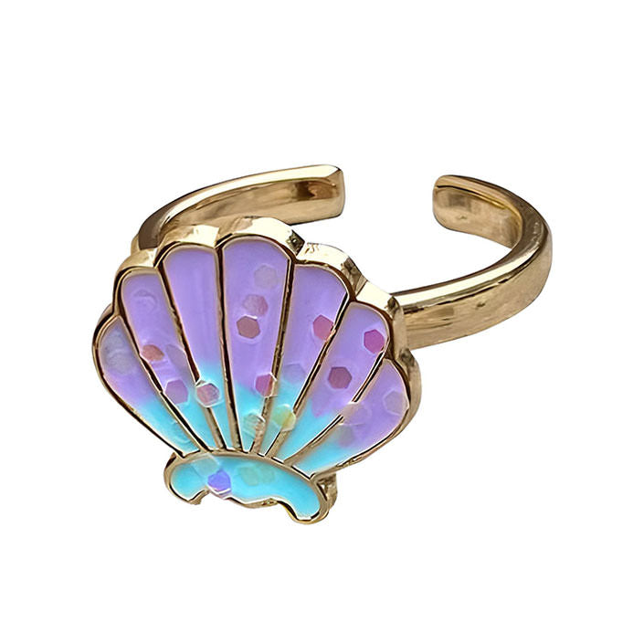 pastel shell anxiety ring boogzel apparel