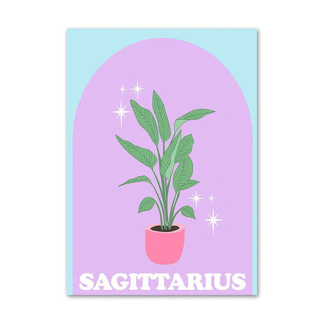sagittarius pastel poster boogzel apparel