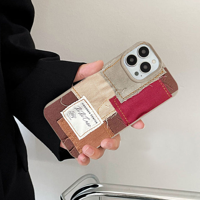 patchwork iphone case boogzel apparel