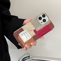 patchwork iphone case boogzel apparel