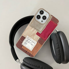 patchwork iphone case boogzel apparel