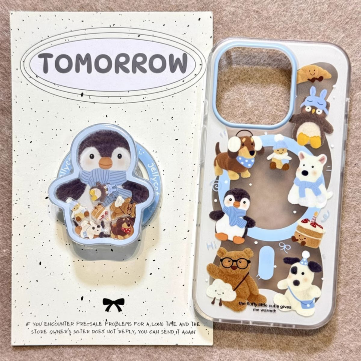 Penguin-iPhone-Case-Grip-Set