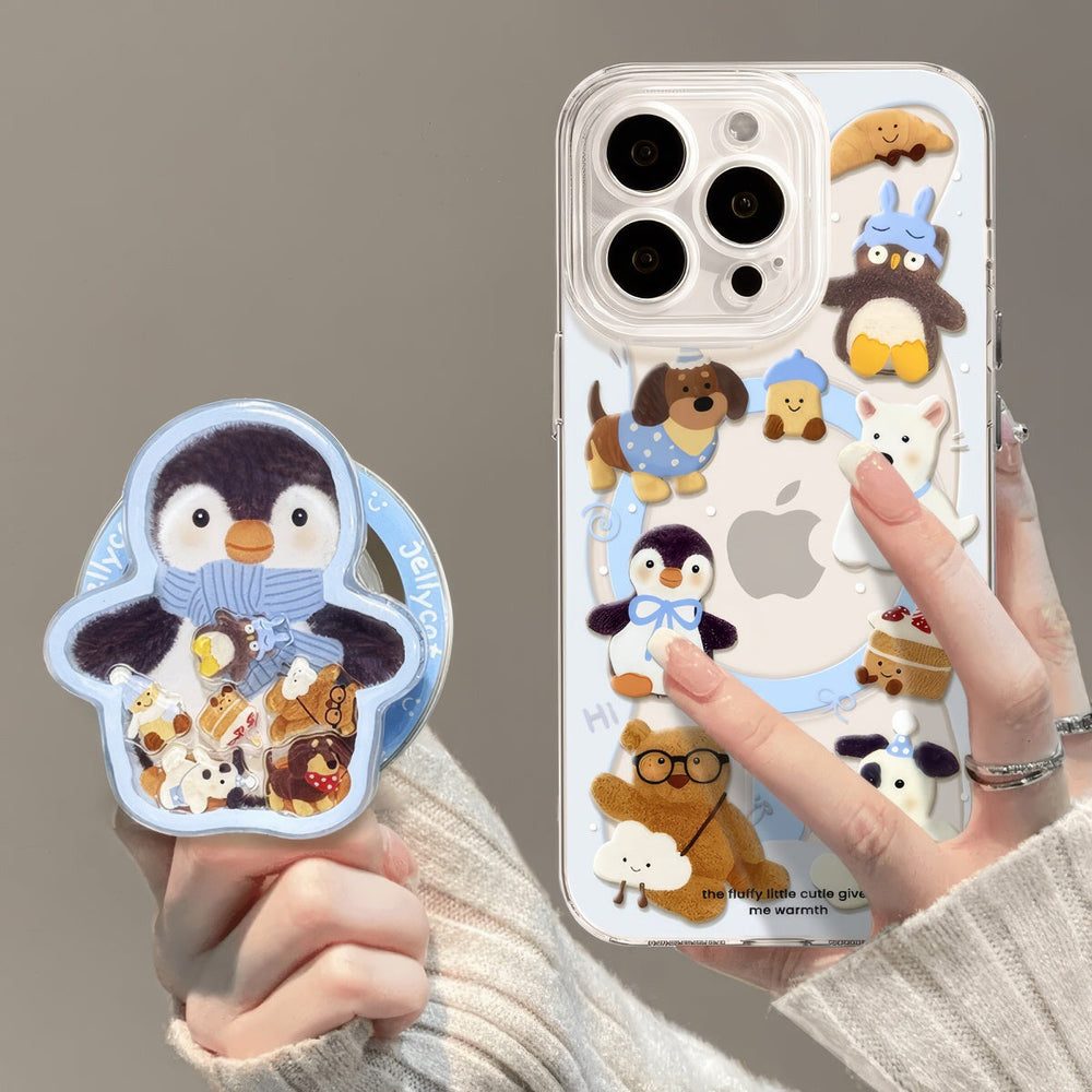 Penguin-iPhone-Case-Grip-Set