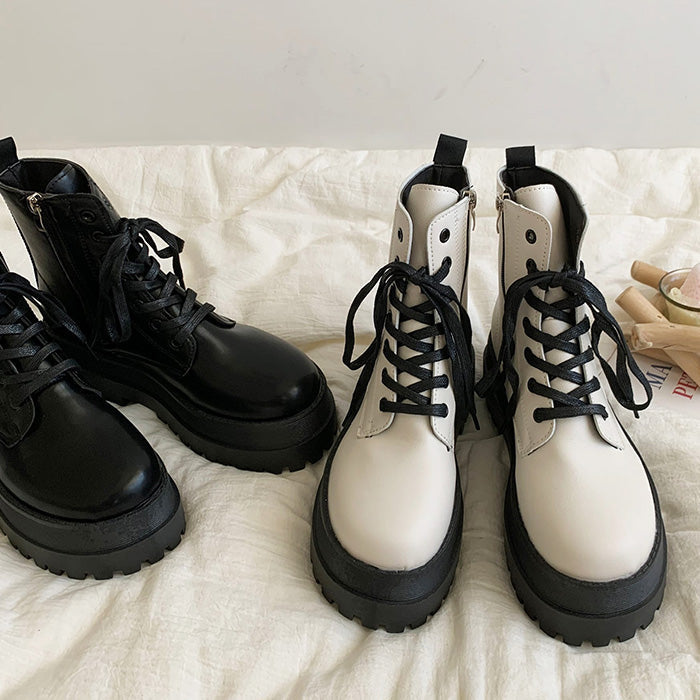 aesthetic platform boots boogzel apparel