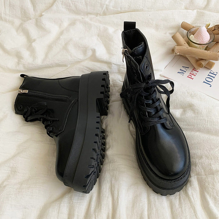 aesthetic platform boots boogzel apparel