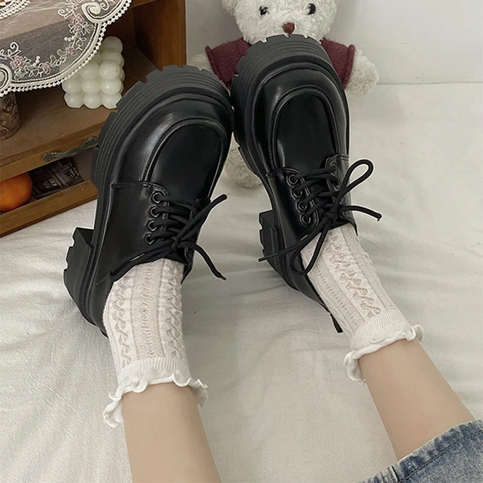 platform oxford boots boogzel apparel