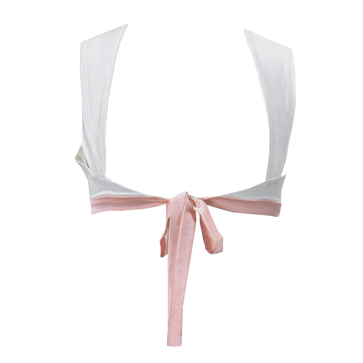 pink bow satin top boogzel apparel