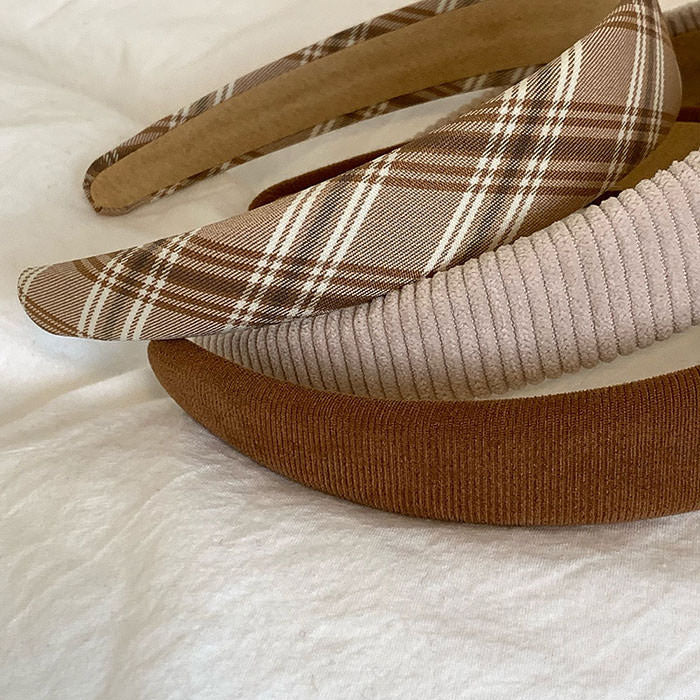 plaid aesthetic headband boogzel apparel