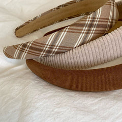 plaid aesthetic headband boogzel apparel