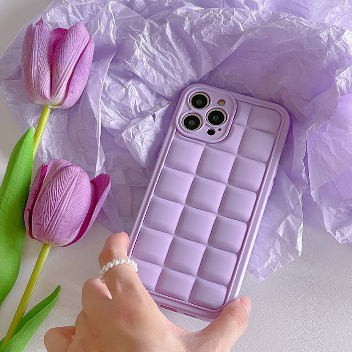 purple plaid iphone case boogzel apparel