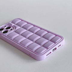 purple plaid iphone case boogzel apparel