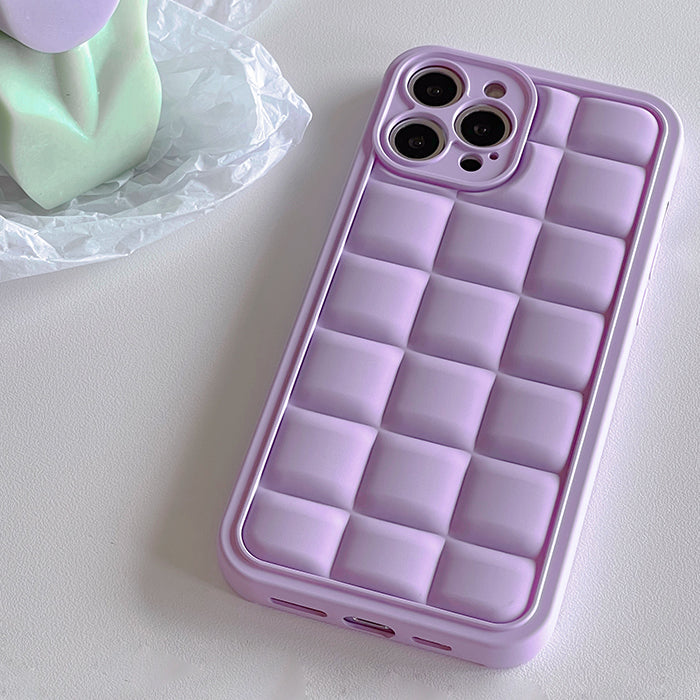 purple plaid iphone case boogzel apparel