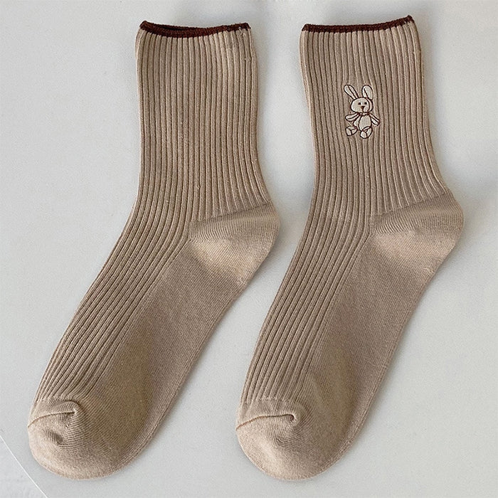 aesthetic ribbed socks boogzel apparel