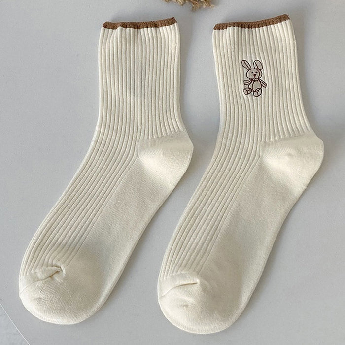 rabbit ribbed socks boogzel apparel
