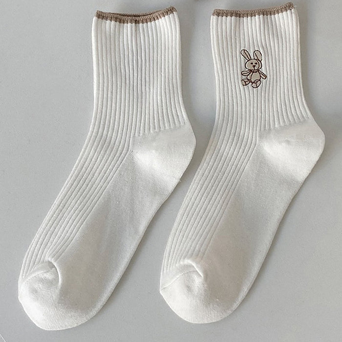 rabbit ribbed socks boogzel apparel