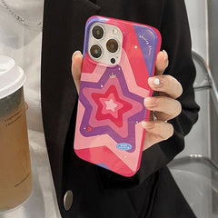 pink star iphone case boogzel apparel