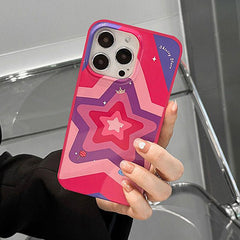 pink star iphone case boogzel apparel