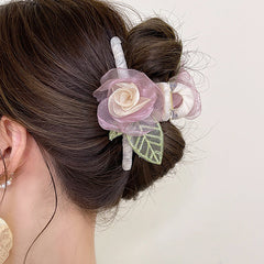 flower hair claw boogzel apparel