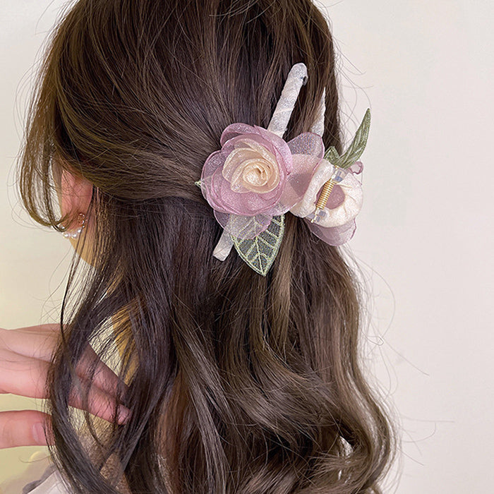 rose hair claw boogzel apparel