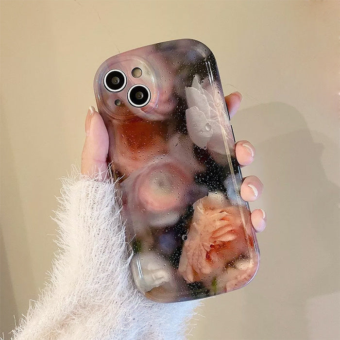 floral aesthetic iphone case boogzel apparel